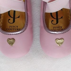 Juicy Couture Pink Infant Ballet Flats